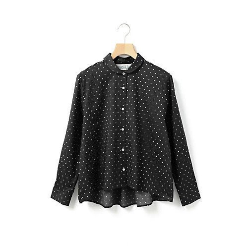 【ミディウミ/MidiUmi】のドット柄ダッチカラーシャツ インテリア・キッズ・メンズ・レディースファッション・服の通販 founy(ファニー) https://founy.com/ ファッション Fashion レディースファッション Fashion for Women トップス・カットソー Cut & Sew Tops シャツ・ブラウス・オフィスカジュアル Elegant Blouses & Button-Ups コンパクト Compact, Small Size ドット Polka Dot, Dot Pattern 人気 Popular, Best Seller |ID: prp329100004644416 ipo3291000000036282487