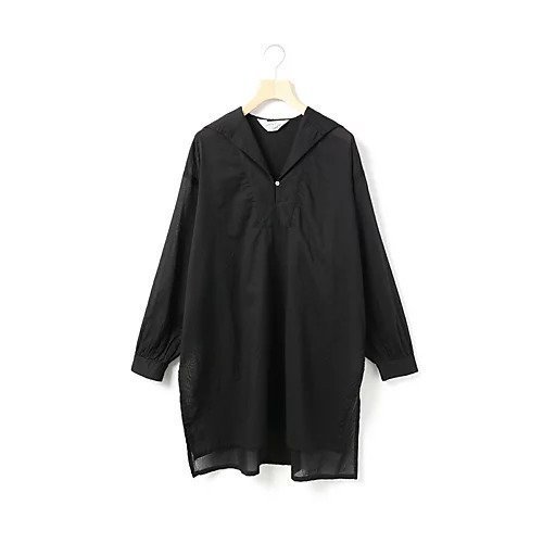 【ミディウミ/MidiUmi】のシースルーセーラーカラーチュニック インテリア・キッズ・メンズ・レディースファッション・服の通販 founy(ファニー) https://founy.com/ ファッション Fashion レディースファッション Fashion for Women トップス・カットソー Cut & Sew Tops おすすめ Recommended / Our Picks スリット Slit, Slit Detail タートルネック Turtleneck, High Neck チュニック Tunic, Long Top ボトム Bottoms, Lower Wear ヴィンテージ Vintage Style |ID: prp329100004644430 ipo3291000000033510391