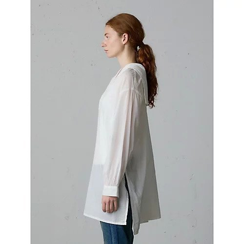 【ミディウミ/MidiUmi】のシースルーセーラーカラーチュニック 人気、トレンドファッション・服の通販 founy(ファニー) 　ファッション　Fashion　レディースファッション　Fashion for Women　トップス・カットソー　Cut & Sew Tops　おすすめ　Recommended / Our Picks　スリット　Slit, Slit Detail　タートルネック　Turtleneck, High Neck　チュニック　Tunic, Long Top　ボトム　Bottoms, Lower Wear　ヴィンテージ　Vintage Style　other-3|ID: prp329100004644430 ipo3291000000033510400
