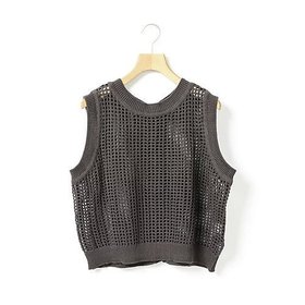 【ミディウミ/MidiUmi】 メッシュニット2WAYベスト人気、トレンドファッション・服の通販 founy(ファニー) ファッション Fashion レディースファッション Fashion for Women アウター Coat / Outerwear Collection トップス・カットソー Cut & Sew Tops ニット Knit Tops & Sweaters ベスト&ジレ / 重ね着スタイル Vests & Gilets おすすめ Recommended / Our Picks ベスト Vest, Waistcoat メッシュ Mesh, Net Fabric 人気 Popular, Best Seller 半袖 Short Sleeve, Half Sleeve |ID:prp329100004644446