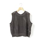 【ミディウミ/MidiUmi】のメッシュニット2WAYベスト チャコールグレー|ID: prp329100004644446 ipo3291000000036282477