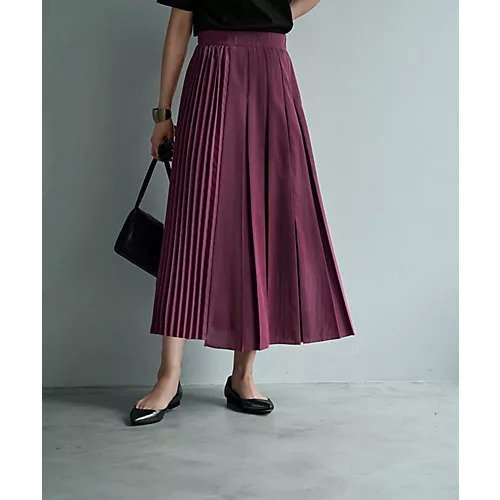 【スタイルデリ/STYLE DELI】の【LUXE】段差デザインプリーツスカート インテリア・キッズ・メンズ・レディースファッション・服の通販 founy(ファニー) https://founy.com/ ファッション Fashion レディースファッション Fashion for Women スカート Skirts プリーツスカート / 上品フェミニンスタイル Pleated Skirts アシンメトリー Asymmetrical Style 春 Spring 秋 Autumn カットソー Cut and Sewn Top カーディガン Cardigan, Knitwear シューズ Shoes, Footwear ジャケット Jacket, Outerwear スニーカー Sneakers, Trainers スリット Slit, Slit Detail デニム Denim, Jeans Material パープル Purple, Violet フレア Flare, Flared プリーツ Pleats, Pleated ポケット Pocket, Pocket Detail ループ Loop, Loop Knit A/W・秋冬 Autumn/Winter S/S・春夏 SS, Spring/Summer, Warm Season 夏 Summer |ID: prp329100004644448 ipo3291000000033510539