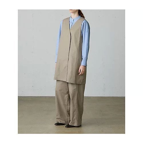 【ミディウミ/MidiUmi】のコットンリネンワイドボリュームパンツ 人気、トレンドファッション・服の通販 founy(ファニー) 　ファッション　Fashion　レディースファッション　Fashion for Women　パンツ　Pants & Trousers　セットアップ　Set-Up, Coordinated Outfit　リネン　Linen, Linen Fabric　ワイド　Wide, Wide Fit　ヴィンテージ　Vintage Style　other-2|ID: prp329100004644450 ipo3291000000033510558