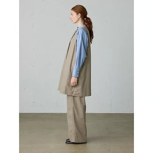 【ミディウミ/MidiUmi】のコットンリネンワイドボリュームパンツ 人気、トレンドファッション・服の通販 founy(ファニー) 　ファッション　Fashion　レディースファッション　Fashion for Women　パンツ　Pants & Trousers　セットアップ　Set-Up, Coordinated Outfit　リネン　Linen, Linen Fabric　ワイド　Wide, Wide Fit　ヴィンテージ　Vintage Style　other-3|ID: prp329100004644450 ipo3291000000033510560
