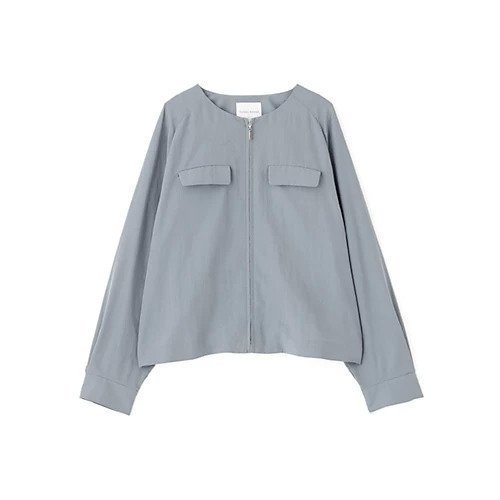 【ヒューマンウーマン/HUMAN WOMAN】のクルーネックショートブルゾン 人気、トレンドファッション・服の通販 founy(ファニー) 　ファッション　Fashion　レディースファッション　Fashion for Women　アウター　Coat / Outerwear Collection　ブルゾンジャケット・スポーティアウター　Blouson Jackets　おすすめ　Recommended / Our Picks　スタンダード　Standard, Basic　セットアップ　Set-Up, Coordinated Outfit　フラップ　Flap, Flap Pocket　ブルゾン　Blouson, Bomber Jacket　ポケット　Pocket, Pocket Detail　ヴィンテージ　Vintage Style　other-2|ID: prp329100004644467 ipo3291000000033510714