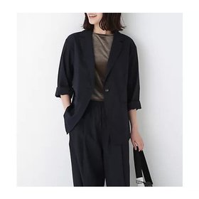 【ヒューマンウーマン/HUMAN WOMAN】 TR TCポプリンストレッチボックステーラードジャケット人気、トレンドファッション・服の通販 founy(ファニー) ファッション Fashion レディースファッション Fashion for Women アウター Coat / Outerwear Collection レディースジャケット・軽アウター Jackets テーラードジャケット / 通勤・きれいめスタイル Tailored Jackets & Blazers おすすめ Recommended / Our Picks カーディガン Cardigan, Knitwear サマー Summer, Summer Style スタンダード Standard, Basic セットアップ Set-Up, Coordinated Outfit ブロード Broadcloth, Fine Cotton ボックス Boxy, Box Shape |ID:prp329100004644469