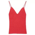 【カナコ サカイ/KANAKO SAKAI】のGLITTER RIBBED KNIT CAMISOLE 人気、トレンドファッション・服の通販 founy(ファニー) ファッション Fashion レディースファッション Fashion for Women トップス・カットソー Cut & Sew Tops ニット Knit Tops & Sweaters 2025年 2025 2025-2026秋冬・A/W Autumn/Winter 2025–26 AW25–26 タンク Tank Top, Sleeveless Top モダン Modern, Contemporary 洗える Machine Washable thumbnail RED|ID: prp329100004644526 ipo3291000000033511514