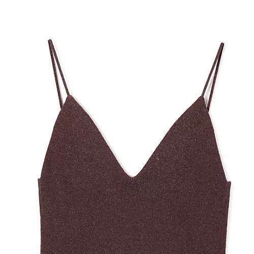 【カナコ サカイ/KANAKO SAKAI】のGLITTER RIBBED KNIT CAMISOLE 人気、トレンドファッション・服の通販 founy(ファニー) 　ファッション　Fashion　レディースファッション　Fashion for Women　トップス・カットソー　Cut & Sew Tops　ニット　Knit Tops & Sweaters　2025年　2025　2025-2026秋冬・A/W　Autumn/Winter 2025–26 AW25–26　タンク　Tank Top, Sleeveless Top　モダン　Modern, Contemporary　洗える　Machine Washable　other-3|ID: prp329100004644526 ipo3291000000035727207