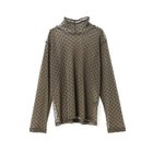 【ミズイロ インド/mizuiro ind】のメッシュドットハイネックプルオーバー ブラウン|ID: prp329100004644529 ipo3291000000035414644