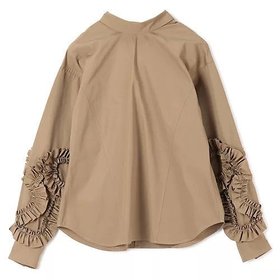 【マージ/MARGE】のHigh-Count weather Cottone tie detail frill shirt 人気、トレンドファッション・服の通販 founy(ファニー) ファッション Fashion レディースファッション Fashion for Women トップス・カットソー Cut & Sew Tops シャツ・ブラウス・オフィスカジュアル Elegant Blouses & Button-Ups 2025年 2025 2025-2026秋冬・A/W Autumn/Winter 2025–26 AW25–26 ギャザー Gathered, Ruffled コンシャス Conscious, Bodycon フリル Frill, Ruffle フロント Front, Front Design モダン Modern, Contemporary リボン Ribbon, Bow 洗える Machine Washable |ID:prp329100004644536