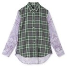 【テルマ/TELMA】のDocking Shirt 人気、トレンドファッション・服の通販 founy(ファニー) ファッション Fashion レディースファッション Fashion for Women トップス・カットソー Cut & Sew Tops シャツ・ブラウス・オフィスカジュアル Elegant Blouses & Button-Ups 2025年 2025 2025-2026秋冬・A/W Autumn/Winter 2025–26 AW25–26 コンビ Combo, Combination Style シアー Sheer, See-Through チェック Check, Plaid, Tartan ボタニカル Botanical, Floral Pattern ヨーク Yoke, Yoke Design エレガント 上品 Elegant thumbnail Green Check x Lilac|ID: prp329100004644537 ipo3291000000033511770