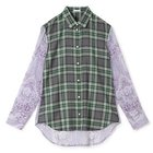 【テルマ/TELMA】のDocking Shirt 人気、トレンドファッション・服の通販 founy(ファニー) ファッション Fashion レディースファッション Fashion for Women トップス・カットソー Cut & Sew Tops シャツ・ブラウス・オフィスカジュアル Elegant Blouses & Button-Ups 2025年 2025 2025-2026秋冬・A/W Autumn/Winter 2025–26 AW25–26 コンビ Combo, Combination Style シアー Sheer, See-Through チェック Check, Plaid, Tartan ボタニカル Botanical, Floral Pattern ヨーク Yoke, Yoke Design エレガント 上品 Elegant thumbnail Green Check x Lilac|ID: prp329100004644537 ipo3291000000035919600