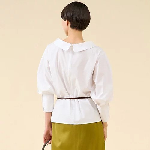 【マルティニーク/martinique】のボートネックブラウス 人気、トレンドファッション・服の通販 founy(ファニー) 　ファッション　Fashion　レディースファッション　Fashion for Women　トップス・カットソー　Cut & Sew Tops　シャツ・ブラウス・オフィスカジュアル　Elegant Blouses & Button-Ups　おすすめ　Recommended / Our Picks　カッティング　Cutting Detail　カーディガン　Cardigan, Knitwear　クラシック　Classic, Timeless Style　シンプル　Simple, Minimal　デコルテ　Décolleté, Neckline　ブロード　Broadcloth, Fine Cotton　エレガント 上品　Elegant　other-3|ID: prp329100004644547 ipo3291000000033512022