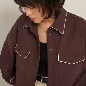 【ノーリーズ/NOLLEY'S】 【MAQWEL/マクウェル】パイピングシャツ人気、トレンドファッション・服の通販 founy(ファニー) ファッション Fashion レディースファッション Fashion for Women トップス・カットソー Cut & Sew Tops シャツ・ブラウス・オフィスカジュアル Elegant Blouses & Button-Ups 2025年 2025 2025-2026秋冬・A/W Autumn/Winter 2025–26 AW25–26 ストレッチ Stretch, Stretchy Fabric パイピング Piping, Trim Design 夏 Summer 羽織 Haori, Light Jacket |ID:prp329100004644548