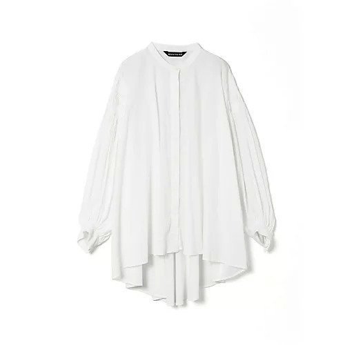 【ミズイロ インド/mizuiro ind】のピンタックパフスリーブシャツ インテリア・キッズ・メンズ・レディースファッション・服の通販 founy(ファニー) 　ファッション　Fashion　レディースファッション　Fashion for Women　トップス・カットソー　Cut & Sew Tops　シャツ・ブラウス・オフィスカジュアル　Elegant Blouses & Button-Ups　スリーブ　Sleeve, Long Sleeve / Short Sleeve　フロント　Front, Front Design　人気　Popular, Best Seller　再入荷　Restock / Back in Stock　オフホワイト|ID: prp329100004644550 ipo3291000000036044289