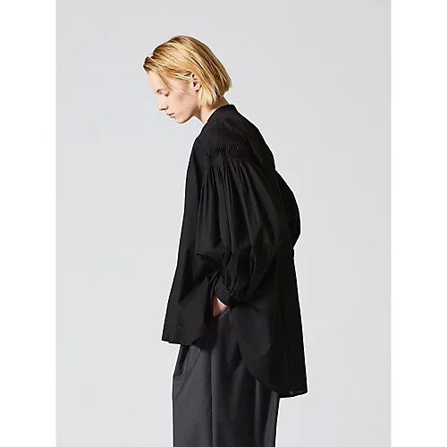 【ミズイロ インド/mizuiro ind】のピンタックパフスリーブシャツ 人気、トレンドファッション・服の通販 founy(ファニー) 　ファッション　Fashion　レディースファッション　Fashion for Women　トップス・カットソー　Cut & Sew Tops　シャツ・ブラウス・オフィスカジュアル　Elegant Blouses & Button-Ups　スリーブ　Sleeve, Long Sleeve / Short Sleeve　フロント　Front, Front Design　人気　Popular, Best Seller　再入荷　Restock / Back in Stock　other-3|ID: prp329100004644550 ipo3291000000036044296