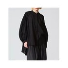 【ミズイロ インド/mizuiro ind】のピンタックパフスリーブシャツ ブラック|ID: prp329100004644550 ipo3291000000036299290