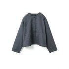 【ミズイロ インド/mizuiro ind】のクルーネックピンタックシャツ チャコールグレー|ID:prp329100004644551