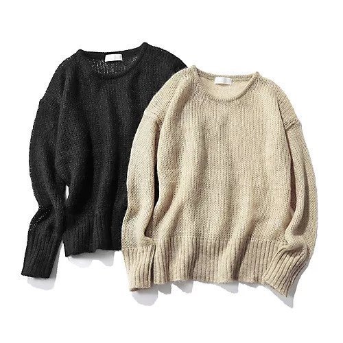 【村山佳世子/Kayoko Murayama】のモヘヤニット 人気、トレンドファッション・服の通販 founy(ファニー) 　ファッション　Fashion　レディースファッション　Fashion for Women　トップス・カットソー　Cut & Sew Tops　ニット　Knit Tops & Sweaters　ドロップ　Drop Shoulder, Dropped Style　リラックス　Relax, Relaxed Fit　ルーズ　Loose, Oversized　別注　Limited Edition, Custom Order　洗える　Machine Washable　other-2|ID: prp329100004644555 ipo3291000000033512136