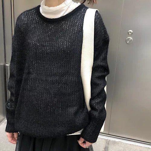 【村山佳世子/Kayoko Murayama】のモヘヤニット 人気、トレンドファッション・服の通販 founy(ファニー) 　ファッション　Fashion　レディースファッション　Fashion for Women　トップス・カットソー　Cut & Sew Tops　ニット　Knit Tops & Sweaters　ドロップ　Drop Shoulder, Dropped Style　リラックス　Relax, Relaxed Fit　ルーズ　Loose, Oversized　別注　Limited Edition, Custom Order　洗える　Machine Washable　other-3|ID: prp329100004644555 ipo3291000000033512137