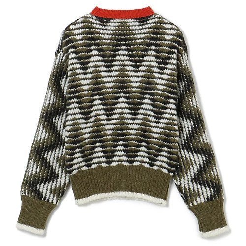 【プラン C/Plan C】のCROPPED JAQUARD KNIT 人気、トレンドファッション・服の通販 founy(ファニー) 　ファッション　Fashion　レディースファッション　Fashion for Women　トップス・カットソー　Cut & Sew Tops　ニット　Knit Tops & Sweaters　2023年　2023　2023-2024秋冬・A/W　Autumn/Winter 2023–24 AW23–24　コンパクト　Compact, Small Size　ベビー　Baby, Babywear　洗える　Machine Washable　A/W・秋冬　Autumn/Winter　other-2|ID: prp329100004644558 ipo3291000000033512158