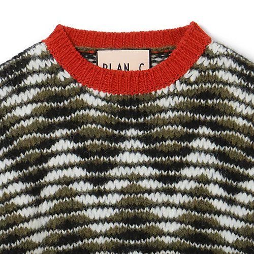 【プラン C/Plan C】のCROPPED JAQUARD KNIT 人気、トレンドファッション・服の通販 founy(ファニー) 　ファッション　Fashion　レディースファッション　Fashion for Women　トップス・カットソー　Cut & Sew Tops　ニット　Knit Tops & Sweaters　2023年　2023　2023-2024秋冬・A/W　Autumn/Winter 2023–24 AW23–24　コンパクト　Compact, Small Size　ベビー　Baby, Babywear　洗える　Machine Washable　A/W・秋冬　Autumn/Winter　other-3|ID: prp329100004644558 ipo3291000000033512159