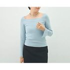 【ノーリーズソフィー/NOLLEY'S sophi】の【WEB限定カラーあり】総針スクエアネックプルオーバー サックス|ID: prp329100004644563 ipo3291000000033512229