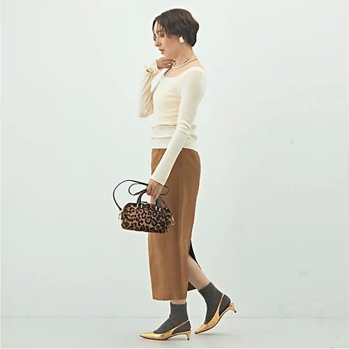 【ノーリーズソフィー/NOLLEY'S sophi】の【WEB限定カラーあり】総針スクエアネックプルオーバー 人気、トレンドファッション・服の通販 founy(ファニー) 　ファッション　Fashion　レディースファッション　Fashion for Women　トップス・カットソー　Cut & Sew Tops　カジュアルプルオーバー・ニットトップス　Pullovers & Knit Tops / Casual Pullovers　2025年　2025　2025-2026秋冬・A/W　Autumn/Winter 2025–26 AW25–26　スクエア　Square, Square Shape　スリット　Slit, Slit Detail　タイトスカート　Pencil Skirt, Tight Skirt　デコルテ　Décolleté, Neckline　デニム　Denim, Jeans Material　other-3|ID: prp329100004644563 ipo3291000000033512232
