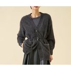 【マルティニーク/martinique】の《定番》FOXファーカーディガン チャコール|ID: prp329100004644568 ipo3291000000034673928