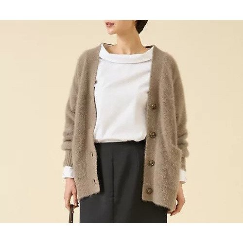 【マルティニーク/martinique】の《定番》FOXファーカーディガン インテリア・キッズ・メンズ・レディースファッション・服の通販 founy(ファニー) ファッション Fashion レディースファッション Fashion for Women トップス・カットソー Cut & Sew Tops カーディガン・羽織り Layered Style Cardigans おすすめ Recommended / Our Picks アンゴラ Angora Knitwear カットソー Cut and Sewn Top カーディガン Cardigan, Knitwear シアー Sheer, See-Through 定番 Standard, Basic Item トープ|ID: prp329100004644568 ipo3291000000034673930