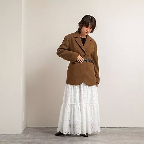 【ノーリーズ/NOLLEY'S】の【MAQWEL/マクウェル】《セットアップ対応》ウォッシャブルエンブロイダリーレーススカート 人気、トレンドファッション・服の通販 founy(ファニー) 　ファッション　Fashion　レディースファッション　Fashion for Women　セットアップ　Matching Sets　スカート・ミニ/ミディ/マキシ　Skirts / Mini, Midi & Maxi Skirts　2025年　2025　2025-2026秋冬・A/W　Autumn/Winter 2025–26 AW25–26　おすすめ　Recommended / Our Picks　セットアップ　Set-Up, Coordinated Outfit　ドローコード　Drawcord, Drawstring Cord　ロング　Long, Long-Length　other-2|ID: prp329100004644581 ipo3291000000033512485