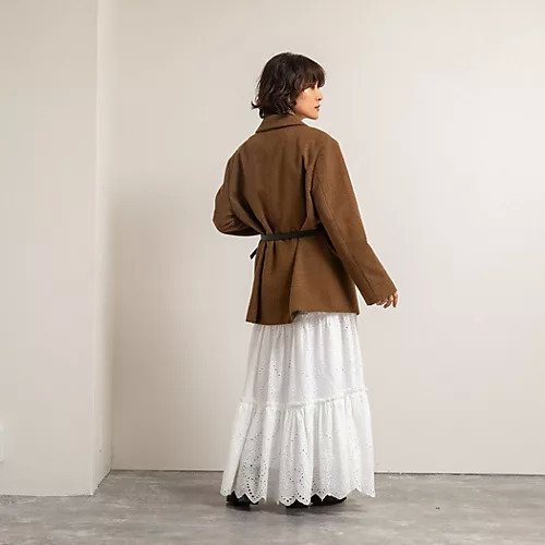 【ノーリーズ/NOLLEY'S】の【MAQWEL/マクウェル】《セットアップ対応》ウォッシャブルエンブロイダリーレーススカート 人気、トレンドファッション・服の通販 founy(ファニー) 　ファッション　Fashion　レディースファッション　Fashion for Women　セットアップ　Matching Sets　スカート・ミニ/ミディ/マキシ　Skirts / Mini, Midi & Maxi Skirts　2025年　2025　2025-2026秋冬・A/W　Autumn/Winter 2025–26 AW25–26　おすすめ　Recommended / Our Picks　セットアップ　Set-Up, Coordinated Outfit　ドローコード　Drawcord, Drawstring Cord　ロング　Long, Long-Length　other-3|ID: prp329100004644581 ipo3291000000033512486