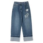 【シモーン ロシャ/SIMONE ROCHA】のCROPPED DISTRESSED STRAIGHT LEG JEANS W/ EMB 人気、トレンドファッション・服の通販 founy(ファニー) ファッション Fashion レディースファッション Fashion for Women 2025年 2025 2025-2026秋冬・A/W Autumn/Winter 2025–26 AW25–26 クラッシュ Distressed, Crashed Style デニム Denim, Jeans Material パッチ Patch, Appliqué ビジュー Bijou, Jewel-like Accent フラワー Flower, Floral モチーフ Motif, Design Theme 洗える Machine Washable thumbnail DISTRESSED BLUE/PEARL/CLEAR|ID: prp329100004644595 ipo3291000000033512848
