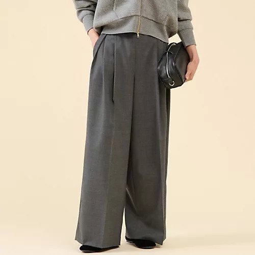 【マルティニーク/martinique】のシアーウールワイドパンツ インテリア・キッズ・メンズ・レディースファッション・服の通販 founy(ファニー) https://founy.com/ ファッション Fashion レディースファッション Fashion for Women パンツ Pants & Trousers おすすめ Recommended / Our Picks セットアップ Set-Up, Coordinated Outfit フラット Flat, Flat Shoes フロント Front, Front Design |ID: prp329100004644602 ipo3291000000033513245