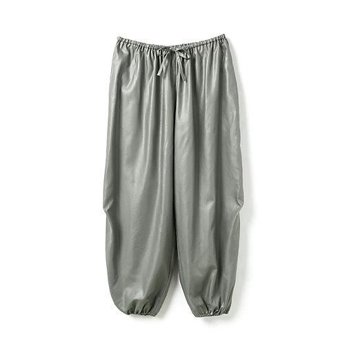 【ミズイロ インド/mizuiro ind】のグロッシードローストリングヘムイージーパンツ インテリア・キッズ・メンズ・レディースファッション・服の通販 founy(ファニー) 　ファッション　Fashion　レディースファッション　Fashion for Women　パンツ　Pants & Trousers　オイル　Body Oil　ボトム　Bottoms, Lower Wear　人気　Popular, Best Seller　今季　This Season, Current Season　夏　Summer　定番　Standard, Basic Item　春　Spring　S/S・春夏　SS, Spring/Summer, Warm Season　グレー|ID: prp329100004644603 ipo3291000000033513263