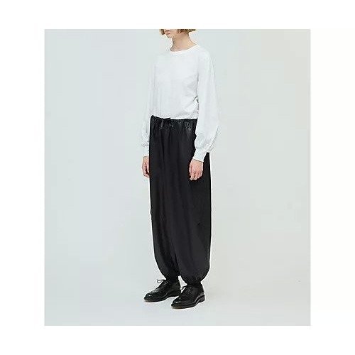 【ミズイロ インド/mizuiro ind】のグロッシードローストリングヘムイージーパンツ 人気、トレンドファッション・服の通販 founy(ファニー) 　ファッション　Fashion　レディースファッション　Fashion for Women　パンツ　Pants & Trousers　オイル　Body Oil　ボトム　Bottoms, Lower Wear　人気　Popular, Best Seller　今季　This Season, Current Season　夏　Summer　定番　Standard, Basic Item　春　Spring　S/S・春夏　SS, Spring/Summer, Warm Season　other-2|ID: prp329100004644603 ipo3291000000033513264
