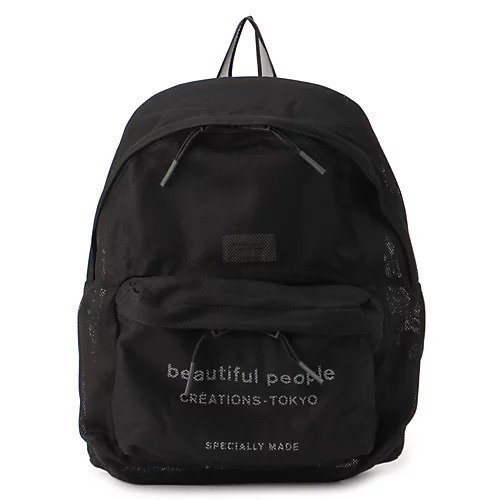【ビューティフル ピープル/beautiful people】のnothing to hideback pack インテリア・キッズ・メンズ・レディースファッション・服の通販 founy(ファニー) 　ファッション　Fashion　レディースファッション　Fashion for Women　2025年　2025　2025-2026秋冬・A/W　Autumn/Winter 2025–26 AW25–26　メッシュ　Mesh, Net Fabric　black|ID: prp329100004644619 ipo3291000000033513809