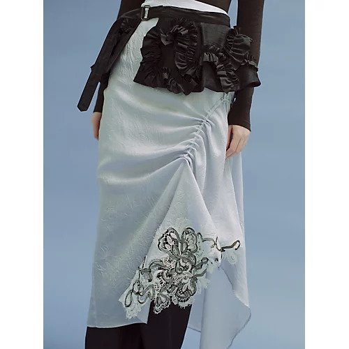 【マージ/MARGE】のTaffeta frill detail belt 人気、トレンドファッション・服の通販 founy(ファニー) 　ファッション　Fashion　レディースファッション　Fashion for Women　2025年　2025　2025-2026秋冬・A/W　Autumn/Winter 2025–26 AW25–26　ギャザー　Gathered, Ruffled　フリル　Frill, Ruffle　フロント　Front, Front Design　洗える　Machine Washable　other-2|ID: prp329100004644625 ipo3291000000033514065