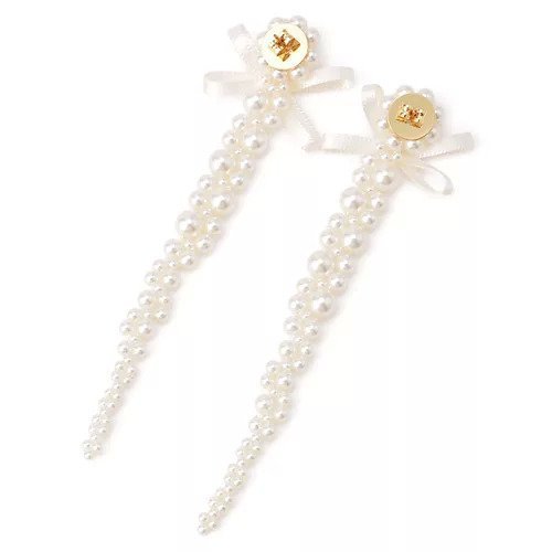 【シモーン ロシャ/SIMONE ROCHA】のPETITE BOW DETAIL DRIP EARRINGS 人気、トレンドファッション・服の通販 founy(ファニー) 　ファッション　Fashion　レディースファッション　Fashion for Women　ジュエリー　Jewelry　ファッションリング　Fashion Rings　イヤリング・フープ・ドロップタイプ　Hoop, Drop & Clip Earrings　2025年　2025　2025-2026秋冬・A/W　Autumn/Winter 2025–26 AW25–26　パール　Pearl, Pearl Accent　フェミニン　Feminine, Girly　リボン　Ribbon, Bow　other-2|ID: prp329100004644647 ipo3291000000033514420