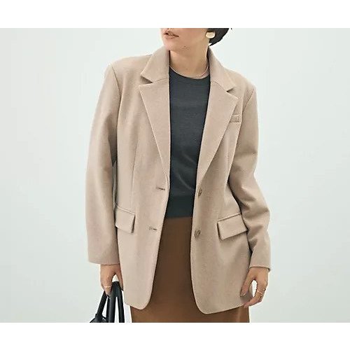 【ノーリーズソフィー/NOLLEY'S sophi】のショートビーバーテーラードジャケット インテリア・キッズ・メンズ・レディースファッション・服の通販 founy(ファニー) 　ファッション　Fashion　レディースファッション　Fashion for Women　アウター　Coat / Outerwear Collection　レディースジャケット・軽アウター　Jackets　テーラードジャケット / 通勤・きれいめスタイル　Tailored Jackets & Blazers　2025年　2025　2025-2026秋冬・A/W　Autumn/Winter 2025–26 AW25–26　おすすめ　Recommended / Our Picks　ショート　Short, Short Length　ジャケット　Jacket, Outerwear　ボックス　Boxy, Box Shape　冬　Winter / This Winter　ベージュ|ID: prp329100004644655 ipo3291000000033514635