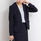 【ノーリーズソフィー/NOLLEY'S sophi】の《セットアップ対応》ウォッシャブルカットジョーゼットノーカラージャケット ネイビー|ID: prp329100004644657 ipo3291000000033514648