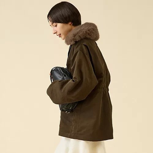 【マルティニーク/martinique】のハンティングブルゾン 人気、トレンドファッション・服の通販 founy(ファニー) 　ファッション　Fashion　レディースファッション　Fashion for Women　アウター　Coat / Outerwear Collection　ブルゾンジャケット・スポーティアウター　Blouson Jackets　おすすめ　Recommended / Our Picks　ジャケット　Jacket, Outerwear　スタンダード　Standard, Basic　タイトスカート　Pencil Skirt, Tight Skirt　ドローストリング　Drawstring, Pull Cord　バランス　Balance, Style Balance　フェイクファー　Faux Fur, Imitation Fur　ブルゾン　Blouson, Bomber Jacket　ロング　Long, Long-Length　ワッシャー　Washer, Crinkled Finish　other-2|ID: prp329100004644659 ipo3291000000033514669