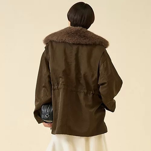 【マルティニーク/martinique】のハンティングブルゾン 人気、トレンドファッション・服の通販 founy(ファニー) 　ファッション　Fashion　レディースファッション　Fashion for Women　アウター　Coat / Outerwear Collection　ブルゾンジャケット・スポーティアウター　Blouson Jackets　おすすめ　Recommended / Our Picks　ジャケット　Jacket, Outerwear　スタンダード　Standard, Basic　タイトスカート　Pencil Skirt, Tight Skirt　ドローストリング　Drawstring, Pull Cord　バランス　Balance, Style Balance　フェイクファー　Faux Fur, Imitation Fur　ブルゾン　Blouson, Bomber Jacket　ロング　Long, Long-Length　ワッシャー　Washer, Crinkled Finish　other-3|ID: prp329100004644659 ipo3291000000033514672