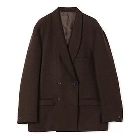 【マージ/MARGE】 Wool double-breasted shawl collar jacket人気、トレンドファッション・服の通販 founy(ファニー) ファッション Fashion レディースファッション Fashion for Women アウター Coat / Outerwear Collection レディースジャケット・軽アウター Jackets 2025年 2025 2025-2026秋冬・A/W Autumn/Winter 2025–26 AW25–26 ショール Shawl, Wrap ジャケット Jacket, Outerwear ダブル Double, Double-Breasted エレガント 上品 Elegant |ID:prp329100004644667