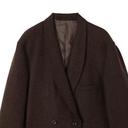 【マージ/MARGE】のWool double-breasted shawl collar jacket 人気、トレンドファッション・服の通販 founy(ファニー) 　ファッション　Fashion　レディースファッション　Fashion for Women　アウター　Coat / Outerwear Collection　レディースジャケット・軽アウター　Jackets　2025年　2025　2025-2026秋冬・A/W　Autumn/Winter 2025–26 AW25–26　ショール　Shawl, Wrap　ジャケット　Jacket, Outerwear　ダブル　Double, Double-Breasted　エレガント 上品　Elegant　other-3|ID: prp329100004644667 ipo3291000000033514715