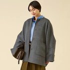 【マルティニーク/martinique】のウールリバーノーカラーコート グレー|ID:prp329100004644677