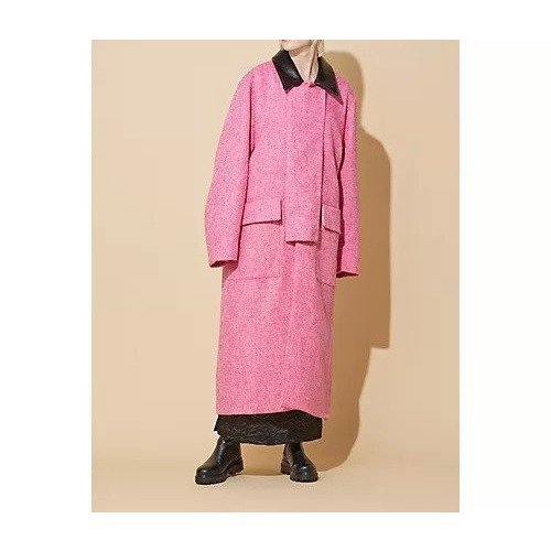【タナカ/TANAKA】のTHE WORK COAT 人気、トレンドファッション・服の通販 founy(ファニー) 　ファッション　Fashion　レディースファッション　Fashion for Women　アウター　Coat / Outerwear Collection　コート・ロングコート・ピーコート　Long Coats, Peacoats & More　2024年　2024　2024-2025秋冬・A/W　Autumn/Winter 2024–25 AW24–25　ツイード　Twill, Twill Weave　フォルム　Silhouette, Form　ワーク　Workwear, Utility Style　other-2|ID: prp329100004644684 ipo3291000000033515076