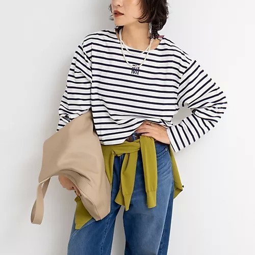 【ノーリーズ/NOLLEY'S】のnolnol ウォッシャブルMVSシルケットボーダーショートT インテリア・キッズ・メンズ・レディースファッション・服の通販 founy(ファニー) ファッション Fashion レディースファッション Fashion for Women ウォッシャブル Machine Washable ショート Short, Short Length ボーダー Border, Stripe リラックス Relax, Relaxed Fit ロング Long, Long-Length おすすめ Recommended / Our Picks ホワイト系その他2|ID: prp329100004645373 ipo3291000000033526185