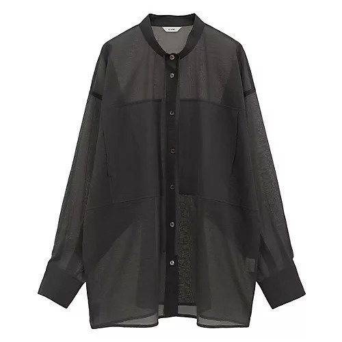 【クラネ/CLANE】のSHEER DOLMAN SHIRTS インテリア・キッズ・メンズ・レディースファッション・服の通販 founy(ファニー) 　ファッション　Fashion　レディースファッション　Fashion for Women　トップス・カットソー　Cut & Sew Tops　シャツ・ブラウス・オフィスカジュアル　Elegant Blouses & Button-Ups　2025年　2025　2025-2026秋冬・A/W　Autumn/Winter 2025–26 AW25–26　ストリング　String, Drawstring　ストレッチ　Stretch, Stretchy Fabric　タンク　Tank Top, Sleeveless Top　フォルム　Silhouette, Form　ポケット　Pocket, Pocket Detail　GRAY|ID: prp329100004645376 ipo3291000000033526224