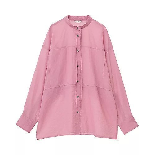 【クラネ/CLANE】のSHEER DOLMAN SHIRTS インテリア・キッズ・メンズ・レディースファッション・服の通販 founy(ファニー) 　ファッション　Fashion　レディースファッション　Fashion for Women　トップス・カットソー　Cut & Sew Tops　シャツ・ブラウス・オフィスカジュアル　Elegant Blouses & Button-Ups　2025年　2025　2025-2026秋冬・A/W　Autumn/Winter 2025–26 AW25–26　ストリング　String, Drawstring　ストレッチ　Stretch, Stretchy Fabric　タンク　Tank Top, Sleeveless Top　フォルム　Silhouette, Form　ポケット　Pocket, Pocket Detail　PINK|ID: prp329100004645376 ipo3291000000033526228